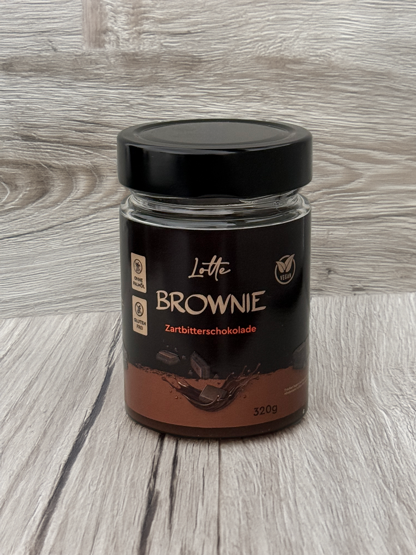 Zartbitterschokoladen Creme - Brownie