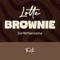 Zartbitterschokoladen Creme - Brownie
